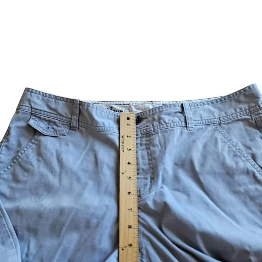 Eddie Bauer womens Sz 16P light gray capri pants - Picture 6 of 8